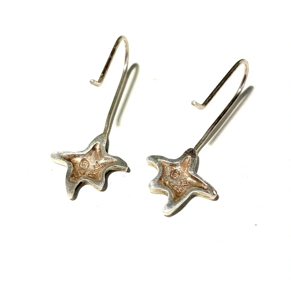 Silpada 925 Silver Star Earrings - Picture 3 of 4